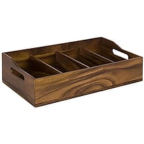 Bestikkasse 4 rum Acacia