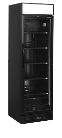 CEV435CPBLACK Sort flaskekøleskab