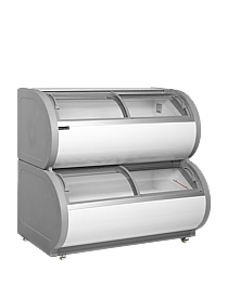 TD500 Displayfryser i to niveauer
