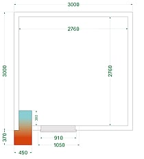 CRNF3030WD Fryserum