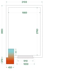CRNF2130WD Fryserum
