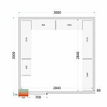 ShelfRackSystemKit CRPF3030