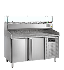 Tefcold Pizzabord inkl. opsats – PT1200 + GVC38-150