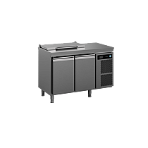 Hoshizaki Premier K 2 SL DL DR L E, Kølebord med 2 sektioner og saladette bordplade