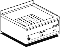 SNACK 50 Elektrisk Bain-Marie GN 1/1 15 cm H til professionelle køkkener