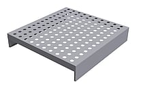 MAGICLOTUS 60 perforeret hylde til RV varmelegeme, optimal luftcirkulation
