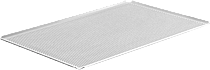 Bageplade, perforeret, aluminium – 400×600 EN